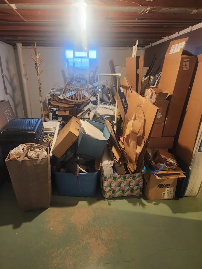 Roll-off dumpster container at job site for Concrete Dumpster Rental in Camilla